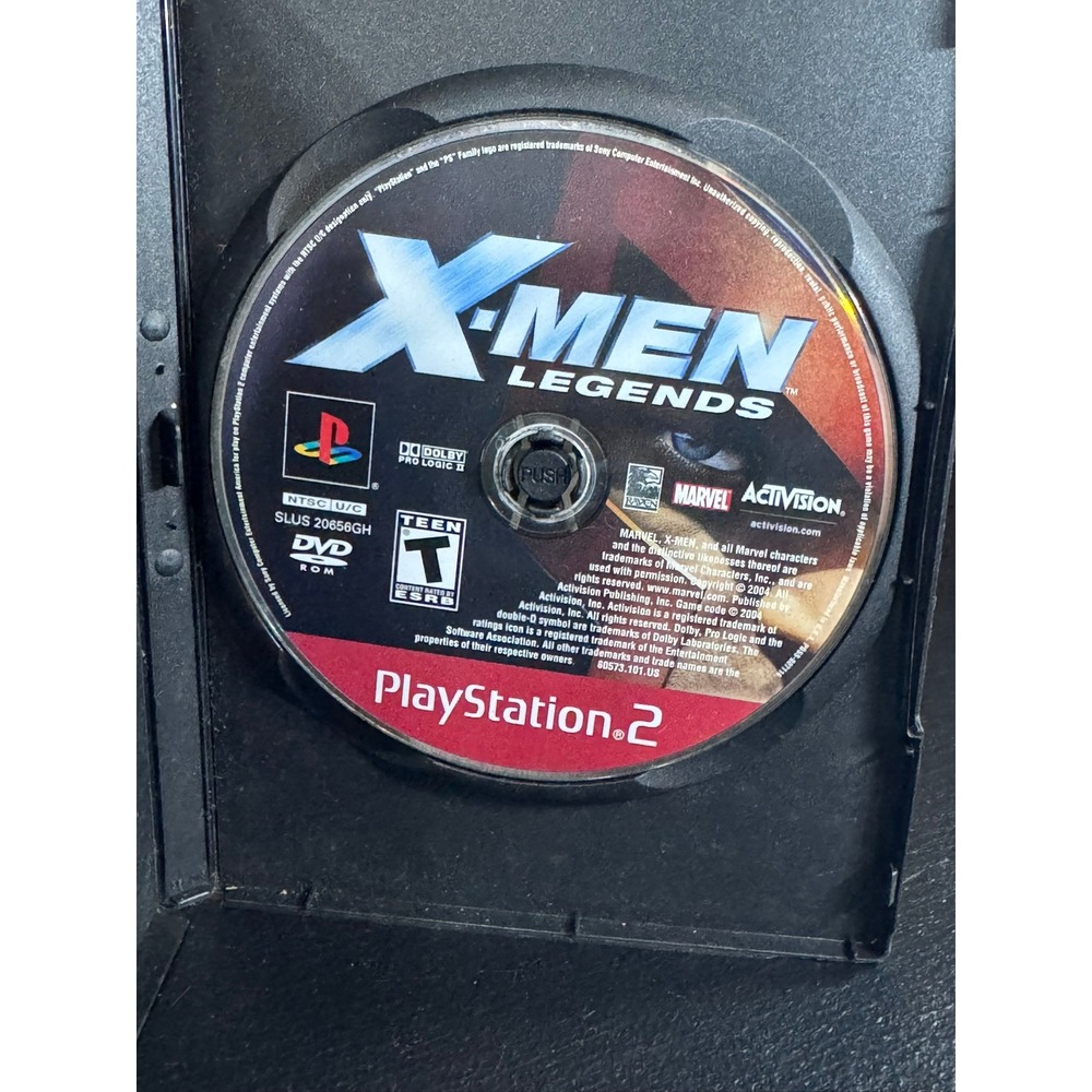 X-Men Legends Sony PlayStation 2 PS2 Marvel Activision SLUS-20656GH Action RPG